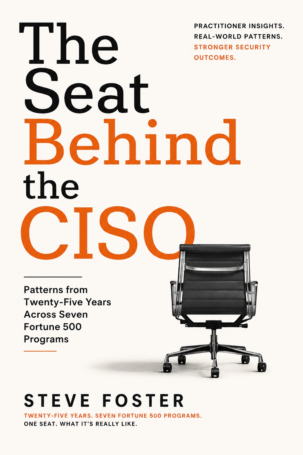 The Seat Behind the CISO — book cover